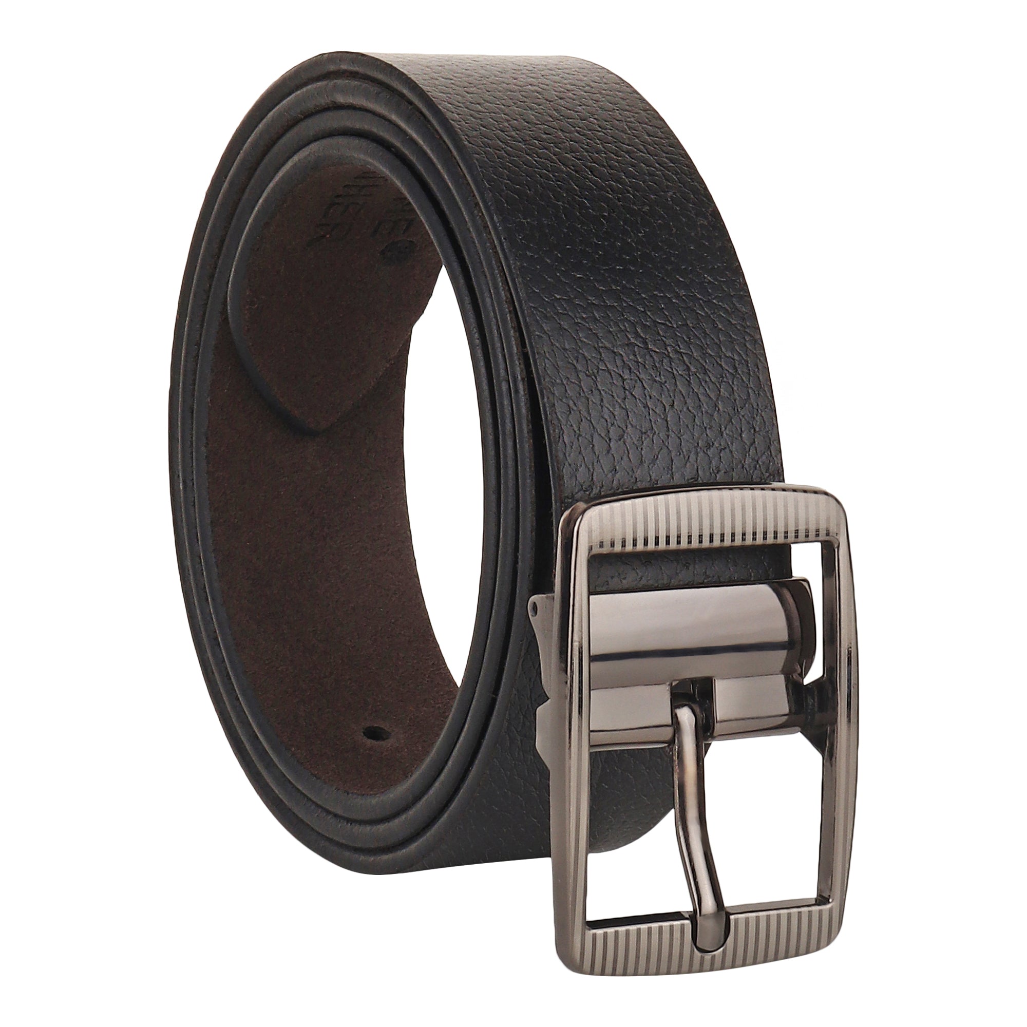 USL Men's Full Grain Genuine Leather Work Belt for Men - Leather with Heavy Buckle for Jeans